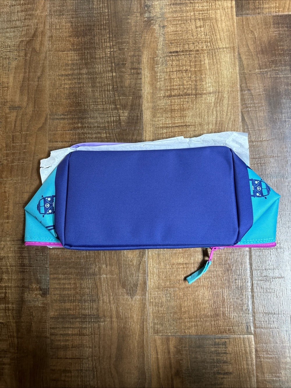Trader Joe’s mini Insulated tote bag lunch bag blue summer 2026 NWT - Picture 5 of 6